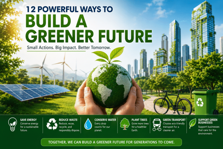 12 Ways to Build a Greener Future
